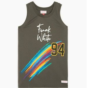 Mitchell & Ness 2XL Grey Jersey